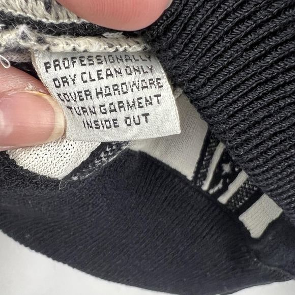 St John Santana Knit Jacket Womens 6 Black White Classic Elegant Preppy Chic - Picture 9 of 12